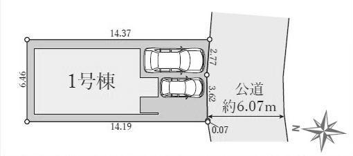 【区画図】 | 上桂前田町 新築一戸建