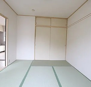 立川市上砂町５丁目のアパートの寝室