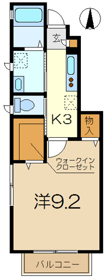 【間取り】 | グリーンヒルＣ
