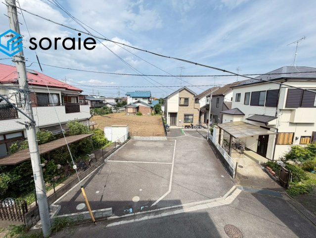所沢市北中３丁目　新築戸建の前面道路含む現地写真|7/14撮影