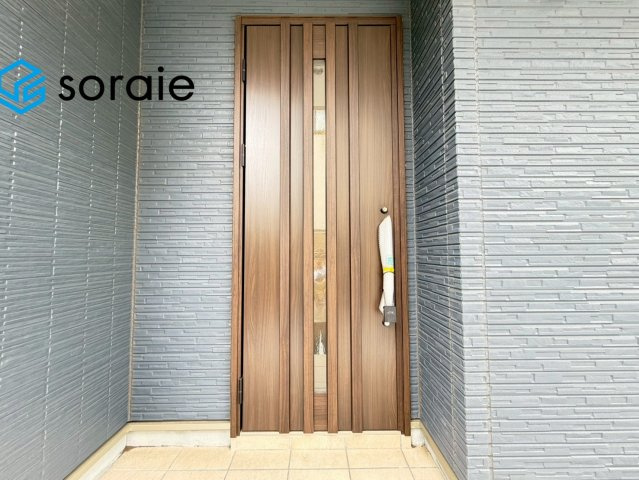 所沢市北中３丁目　新築戸建の玄関|7/14撮影