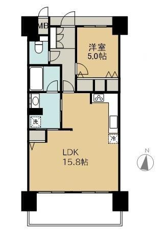【間取り】 | アルファステイツ中庄駅前Ⅱ