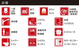 【構造・工法・仕様】 | 【仲介手数料無料！！】多摩市一ノ宮4丁目　新築戸建て（全1棟）1号棟　7799万円 | 設備