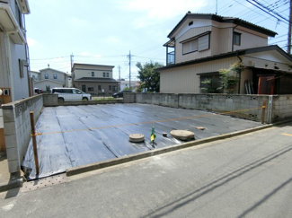【外観】 | 桶川市西2丁目　条件なし売地　1,480万