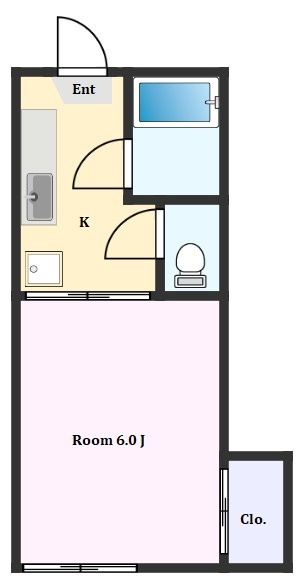 ハイツシノＣの間取り