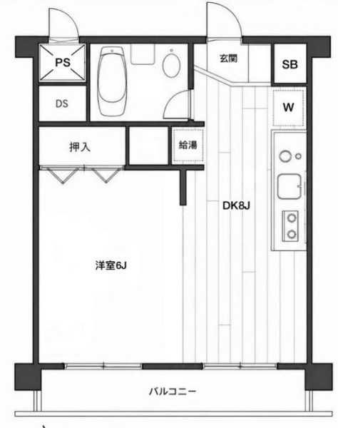 イト－ピア市川マンションの間取り