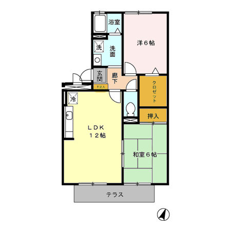 【間取り】 | ボヌール藤