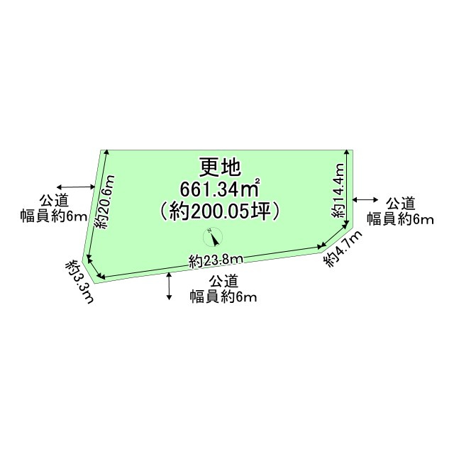 修学院檜峠町 土地の土地図