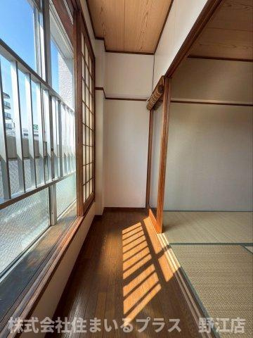 高倉第二コーポのバルコニー