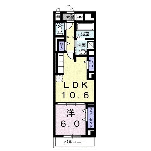 【間取り】 | ディアコート本厚木