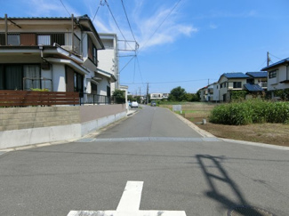 【前面道路含む現地写真】 | 桶川市下日出谷東　条件なし売地　全３区画