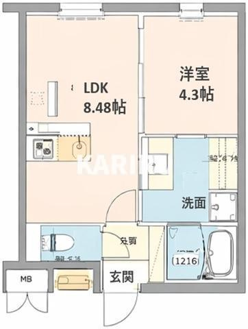 LEGALAND福島Northの間取り