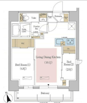 アーバネックス東京八丁堀の間取り|※写真は同タイプ住戸です。