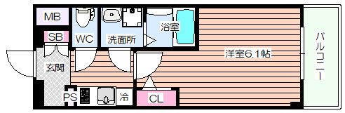 【間取り】 | エスリードレジデンス新大阪プライム