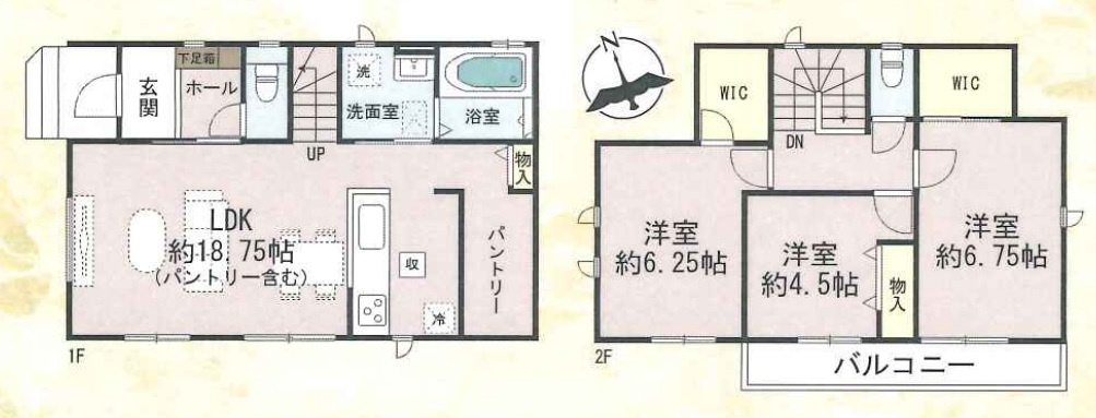 明石市魚住町西岡の間取り