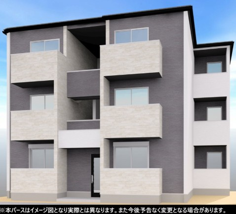 KEIAIRESIDENCE西大宮の外観パース|イメージとなります