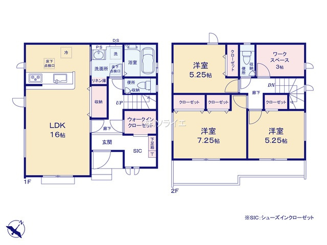 狭山市北入曽23期　新築戸建て　グラファーレの間取り|2026/7/12撮影