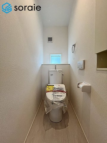 狭山市北入曽23期　新築戸建て　グラファーレのトイレ|2026/7/12撮影
