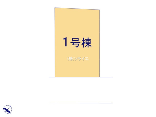 狭山市北入曽23期　新築戸建て　グラファーレの区画図|2026/7/12撮影