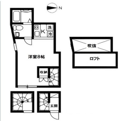 練馬区上石神井１丁目のアパート