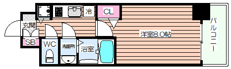 【間取り】 | ディクス福島レジデンス