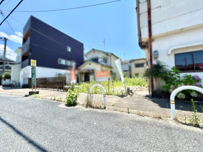 【前面道路含む現地写真】 | 城陽市富野堀口　土地