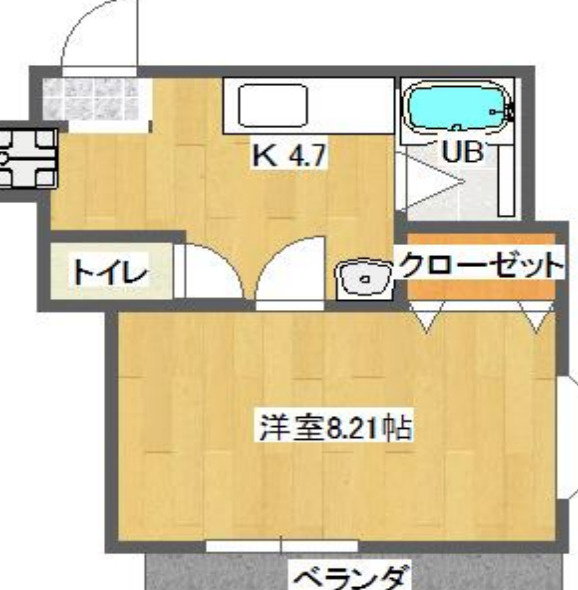 セントゥレ十条Ⅱの間取り