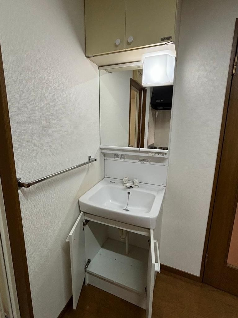 セントゥレ十条Ⅱの独立洗面台
