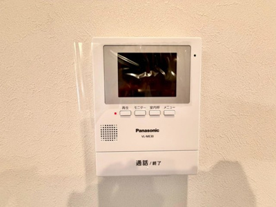 【セキュリティ】 | 西野　新築一戸建 | 【TVモニター付きインターフォン】防犯設備として欠かせないTVモニター付きインターフォンがあります♪