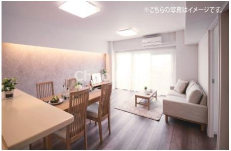 浅草ロイヤルマンションの居間・リビング|リビング施工例