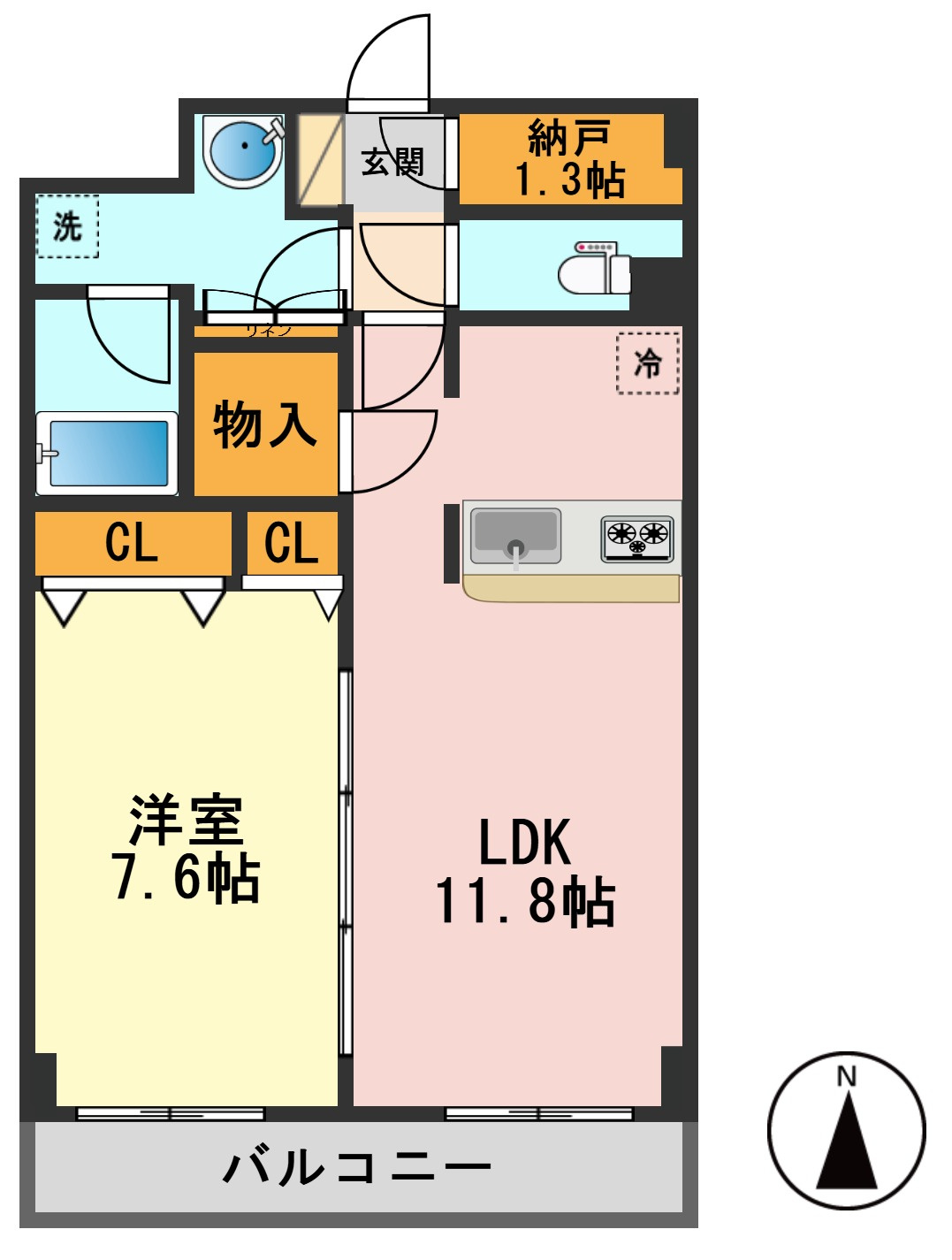 エスポワール江戸川の間取り