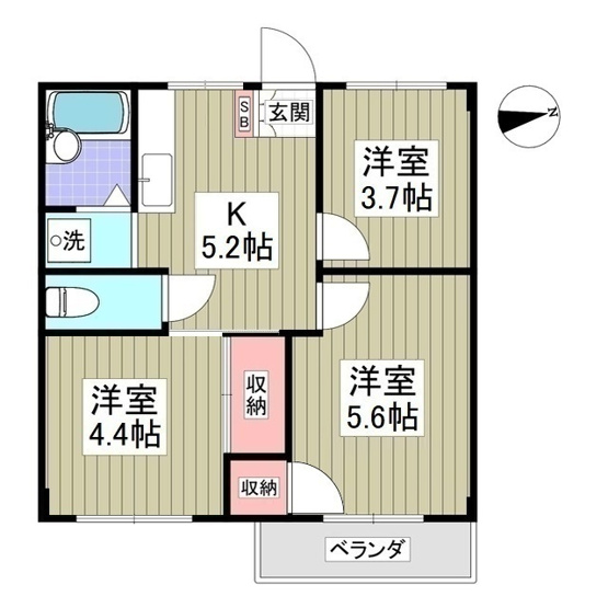 【間取り】 | エフィール本庄児玉