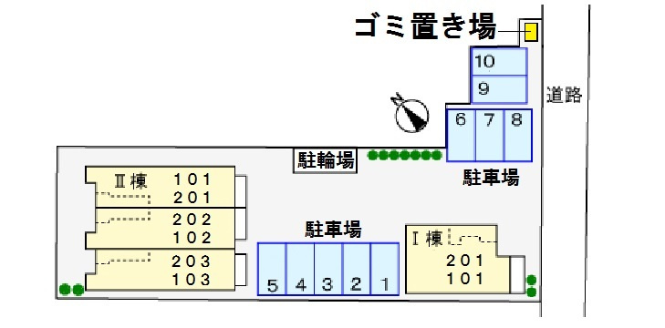 クラール Ⅱの区画図