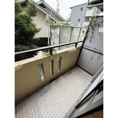 熊本市中央区西子飼町の賃貸マンションのバルコニー