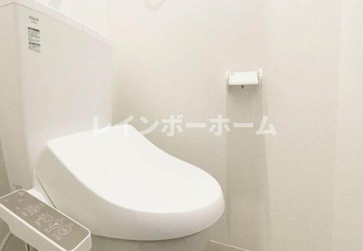 ジーメゾン鎌ヶ谷シエルのトイレ|落ち着いた色調のトイレです