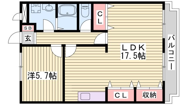 ベイビレッジＩＮＯＵＥの間取り