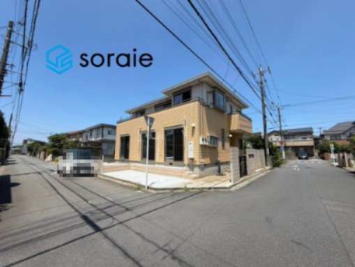 所沢市中新井４丁目　新築戸建の前面道路含む現地写真|7/23　撮影