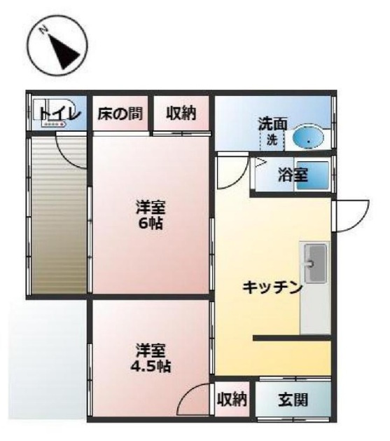 加古川市別府町元町　　山陽電鉄「別府駅」徒歩14分の間取り