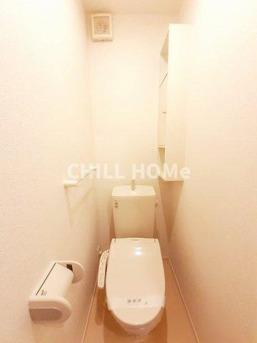 ヴィラ　プラシードＢのトイレ|当社、チルホームのHPもご覧ください(^^)/物件情報多数♪