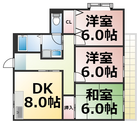 【間取り】 | エムグランツ光陽　仲介手数料無料