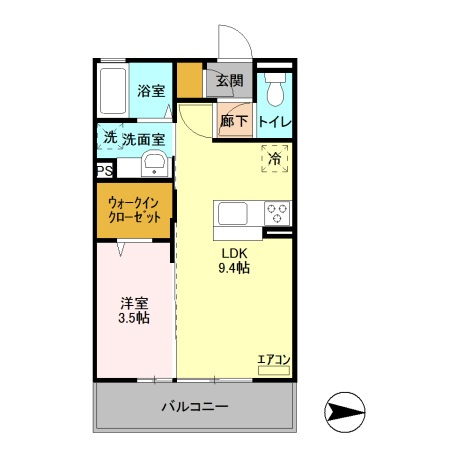 フロンティア Ｓの間取り
