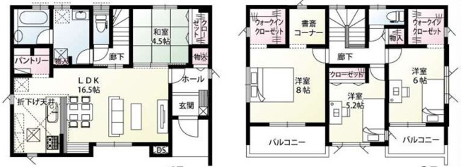 【間取り】 | 東松山市石橋　新築戸建　全31棟　19号棟