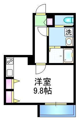 シャンゼルブ駒込の間取り|★広々ワンルームタイプ★