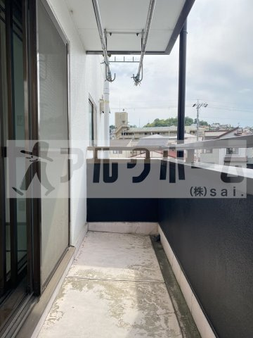 マンショングランディーのバルコニー