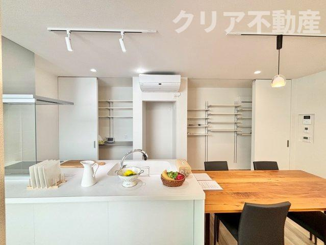 【キッチン】 | 高崎市福島町新築モデルハウス　エアコン4台、駐車3台！