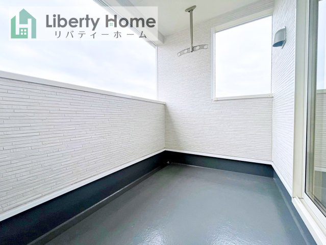 結城市結城第46　新築戸建　1号棟のバルコニー