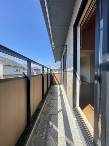 中古戸建　郡山市富田町下西田　富田西小・第六中のバルコニー