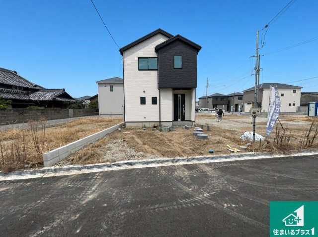 ◆泉佐野市南中安松　第1期　新築一戸建ての外観|現在の進捗状況です！順調に作業進行中、完成が待ち遠しいです！詳細の間取り等、お気軽にお問い合わせください！