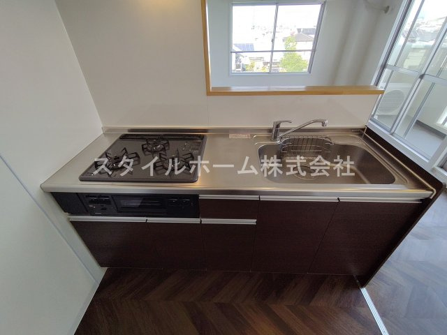 【キッチン】 | ＴＥＮＯＨＡ　ＴＯＹＯＨＡＳＨＩ | 別部屋写真です。