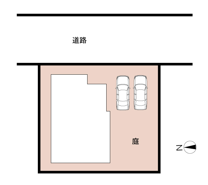 並列2台駐車可能（車種による）
